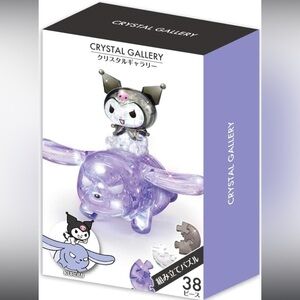 💜 Hanayama Crystal Gallery 3D Puzzle – Sanrio Kuromi 🧩✨